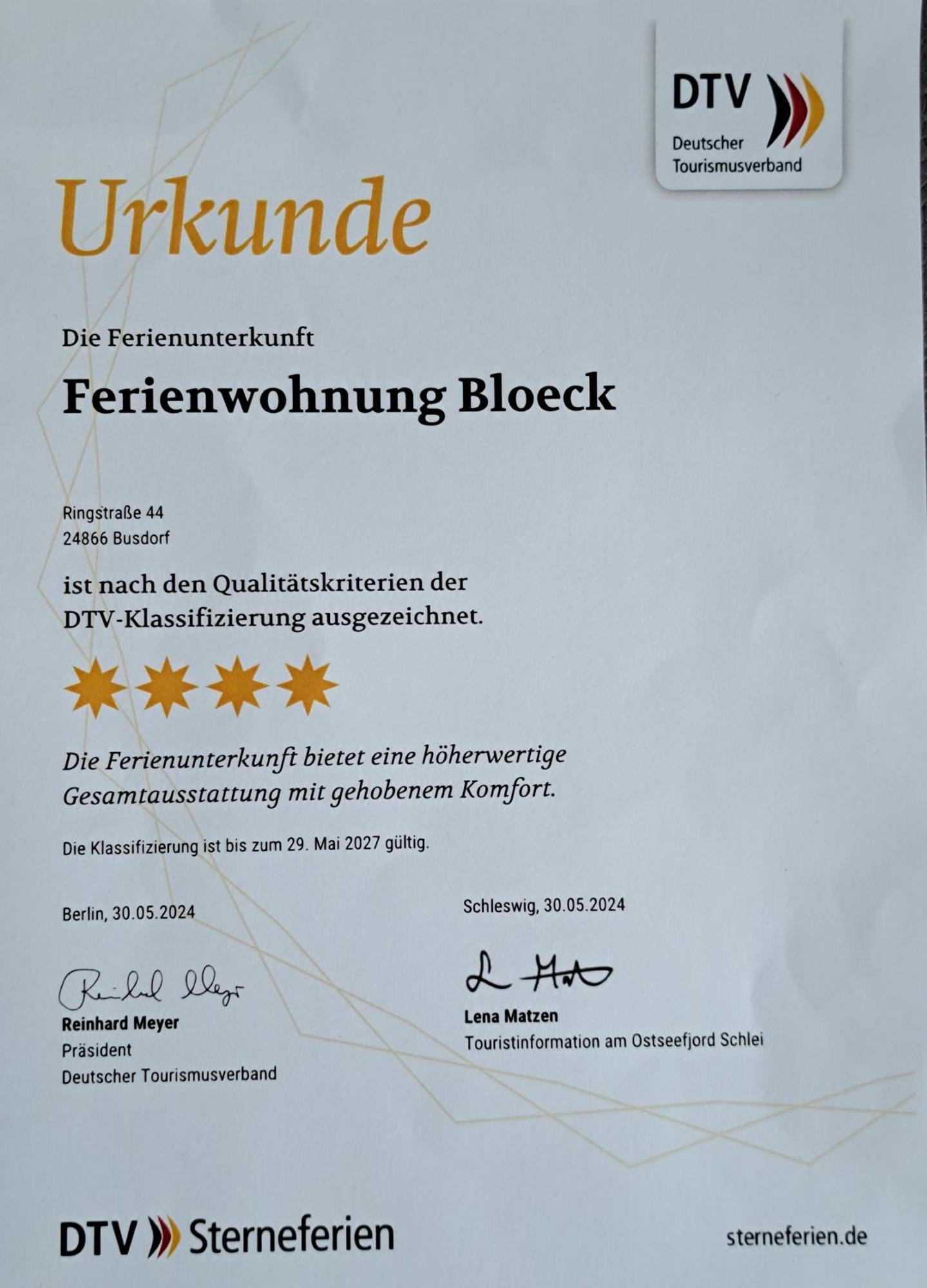 Ferienwohnung Bloeck Busdorf Eksteriør billede